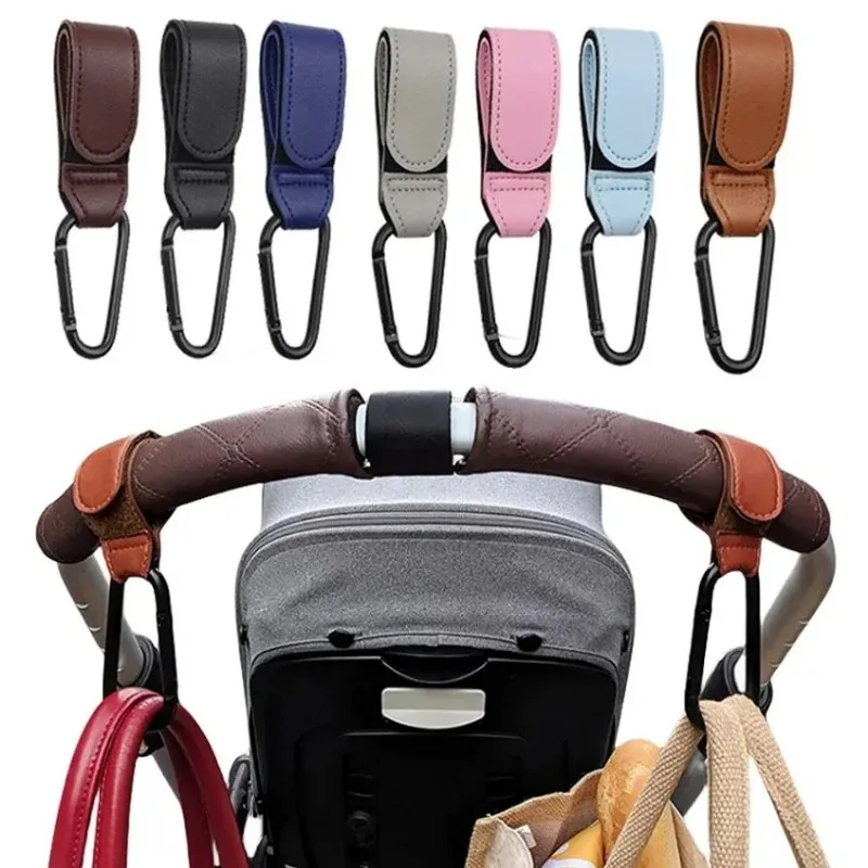 1/2/4Pcs Leather Cart Hooks Ba - Backpack Diaper Bag recension och pris