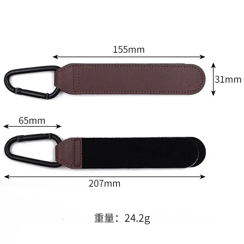 1/2/4Pcs Leather Cart Hooks Ba - Backpack Diaper Bag recension och pris