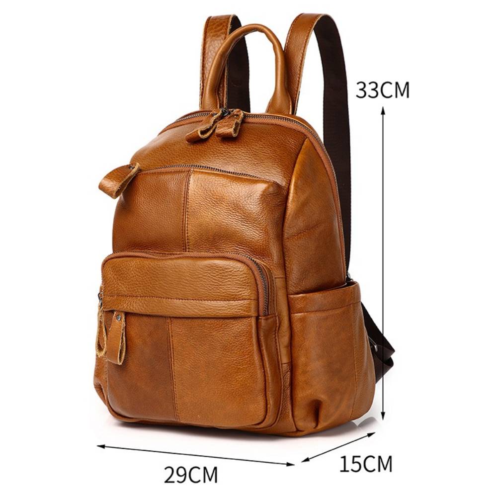 Zency Top Layer Cowhide Backpa - Fashion Backpack Women recension och pris
