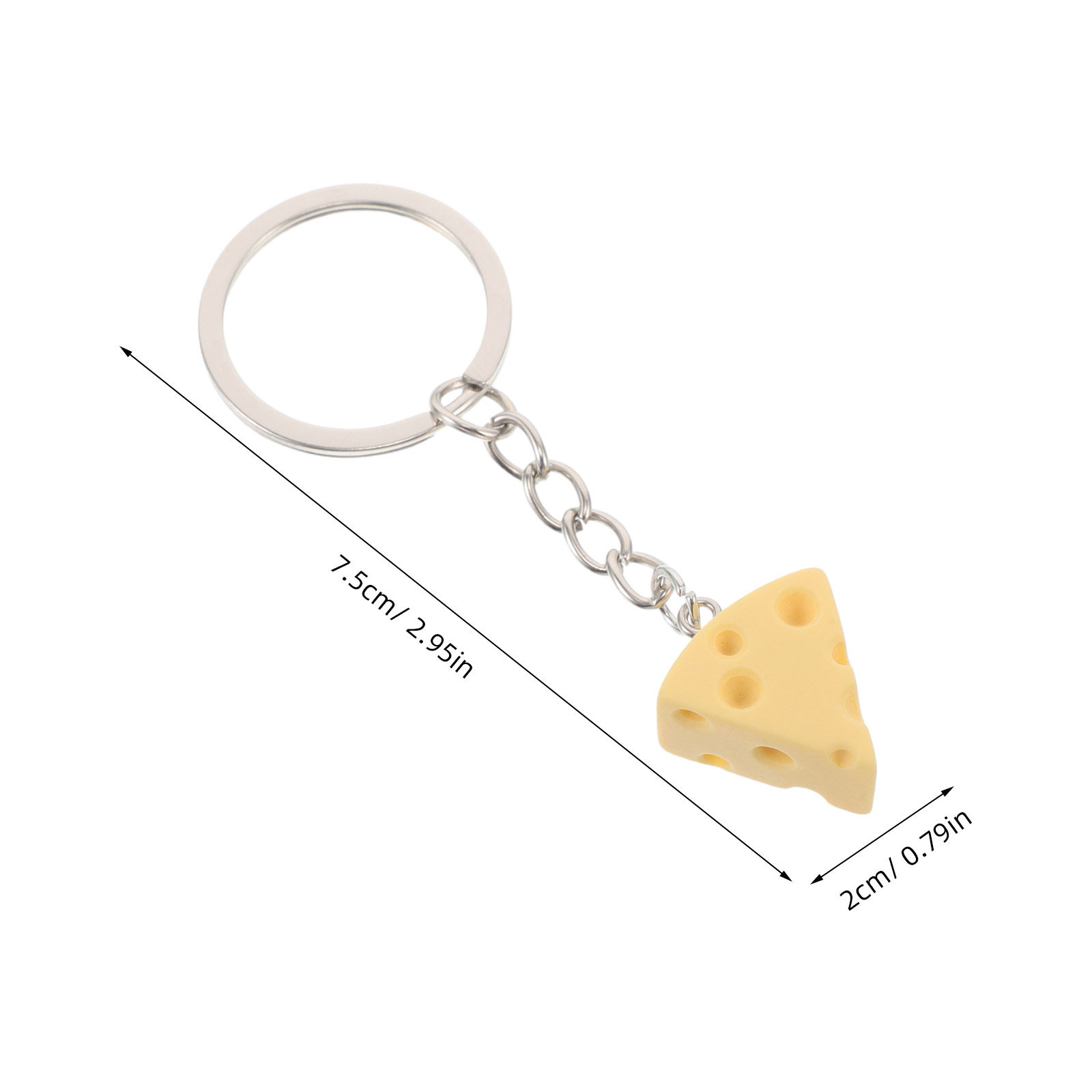 20Pcs Mini Resin Cheese Keycha - Mini Backpack Purse recension och pris