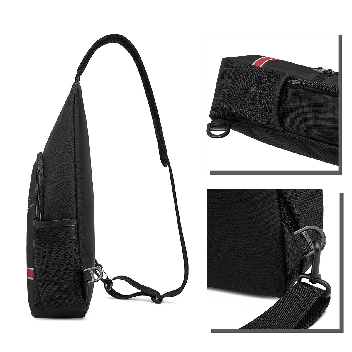 N7 Logo Chest Bag Men Sling Cr - Sling Backpack Shoulder recension och pris